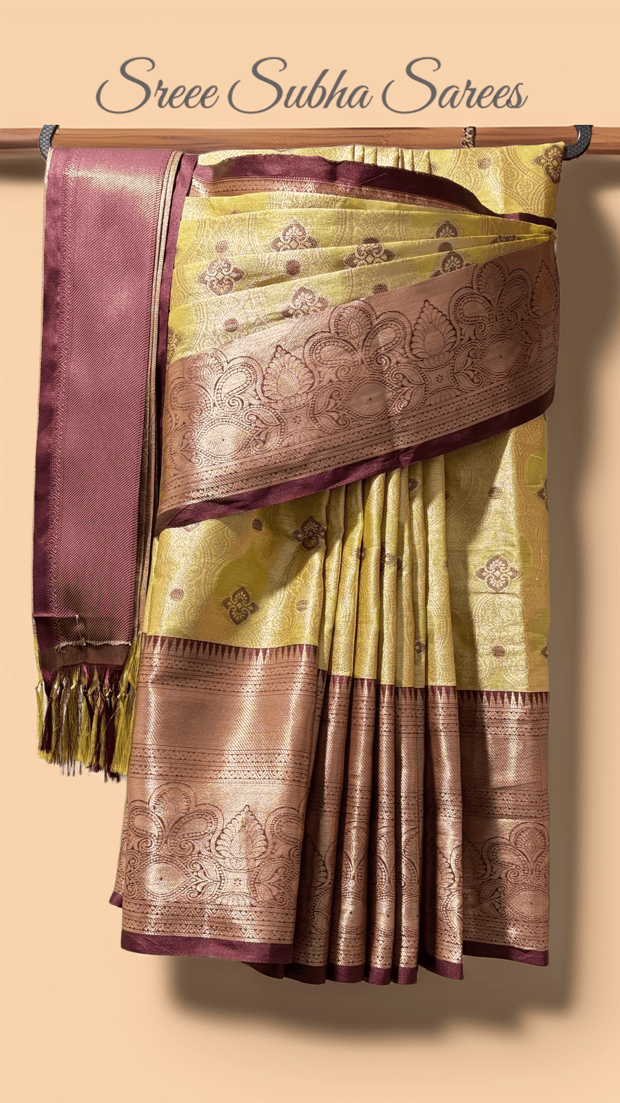Pre-pleated saree