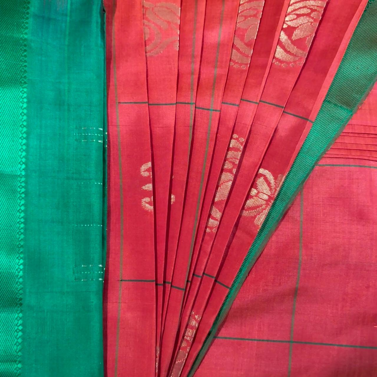 Pre-pleated saree